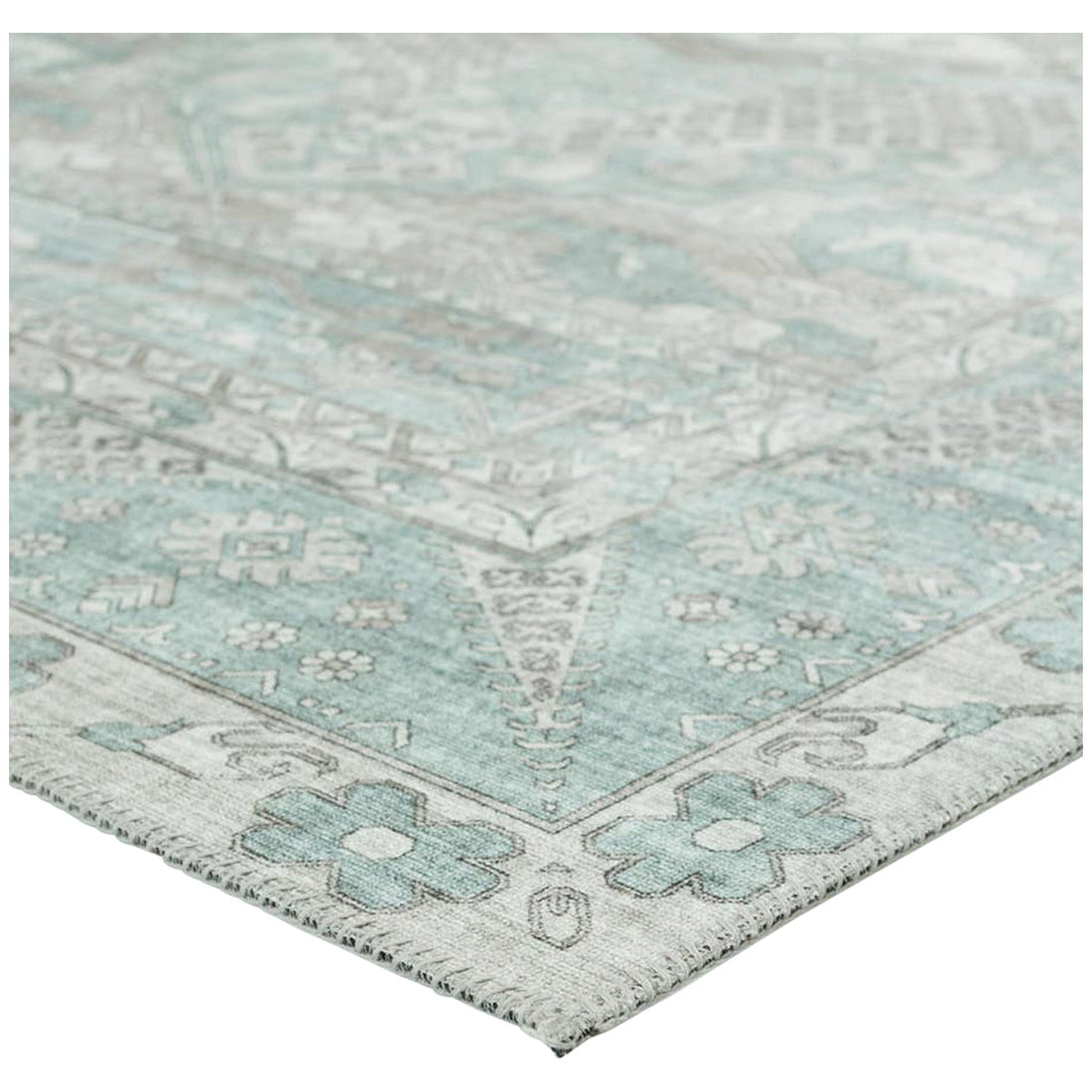 Jaipur Keyara by Nikki Chu Issa Light Blue Light Gray KNC01 Rug