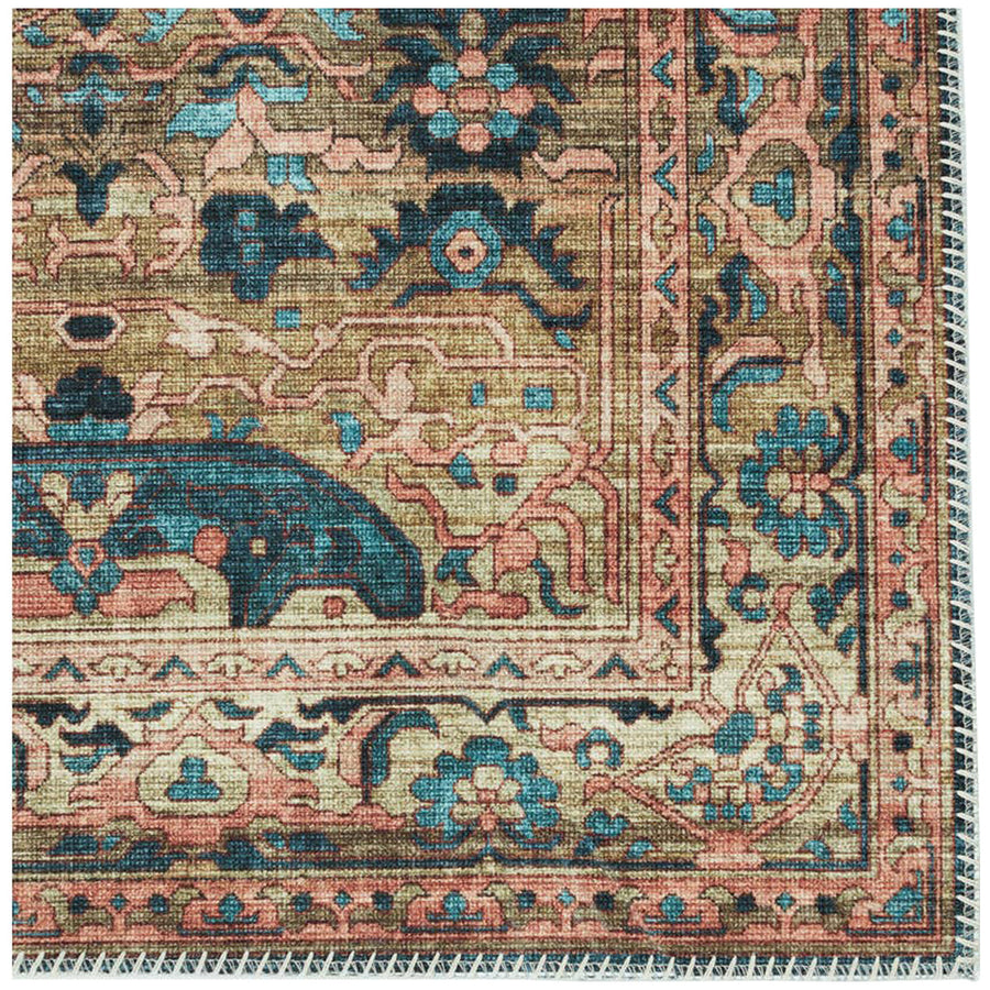 Jaipur Keyara by Nikki Chu Jayven Medallion Blue Tan KNC04 Rug