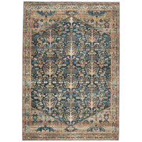 Jaipur Keyara by Nikki Chu Jayven Medallion Blue Tan KNC04 Rug