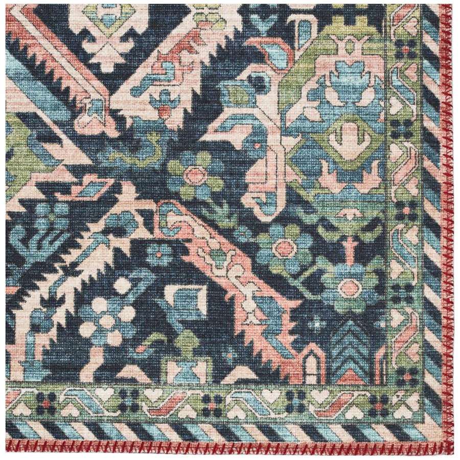 Jaipur Keyara by Nikki Chu Teleza Trellis Dark Blue Clay KNC06 Rug