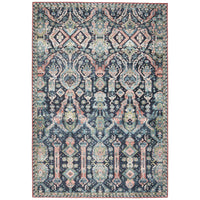 Jaipur Keyara by Nikki Chu Teleza Trellis Dark Blue Clay KNC06 Rug