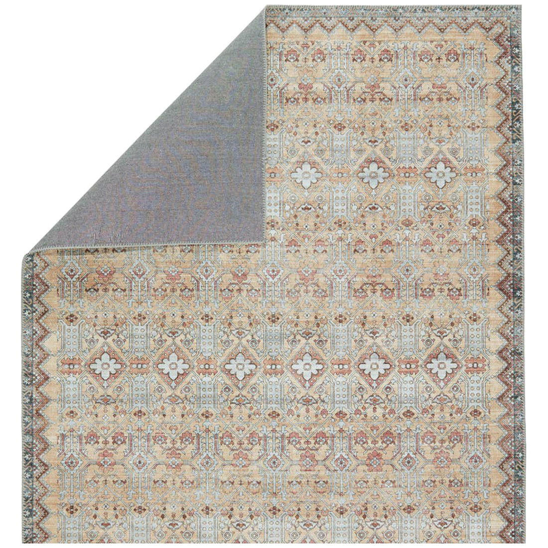 Jaipur Keyara by Nikki Chu Dalia Trellis Tan Light Gray KNC08 Rug