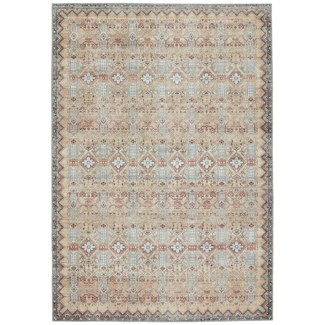 Jaipur Keyara by Nikki Chu Dalia Trellis Tan Light Gray KNC08 Rug