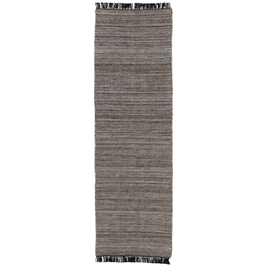 Jaipur Castillo Torre Solid Stripes Black Rust CSL03 Rug