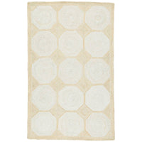 Jaipur Naturals Tobago Fiorita Geometric Light Beige White NAT43 Rug