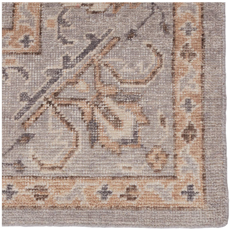 Jaipur Revolution Wyndham Trellis Oriental Light Gray Tan REL12 Rug