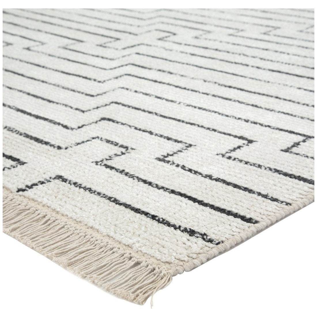 Jaipur Satellite Alloy Geometric Pattern SAT02 Rug