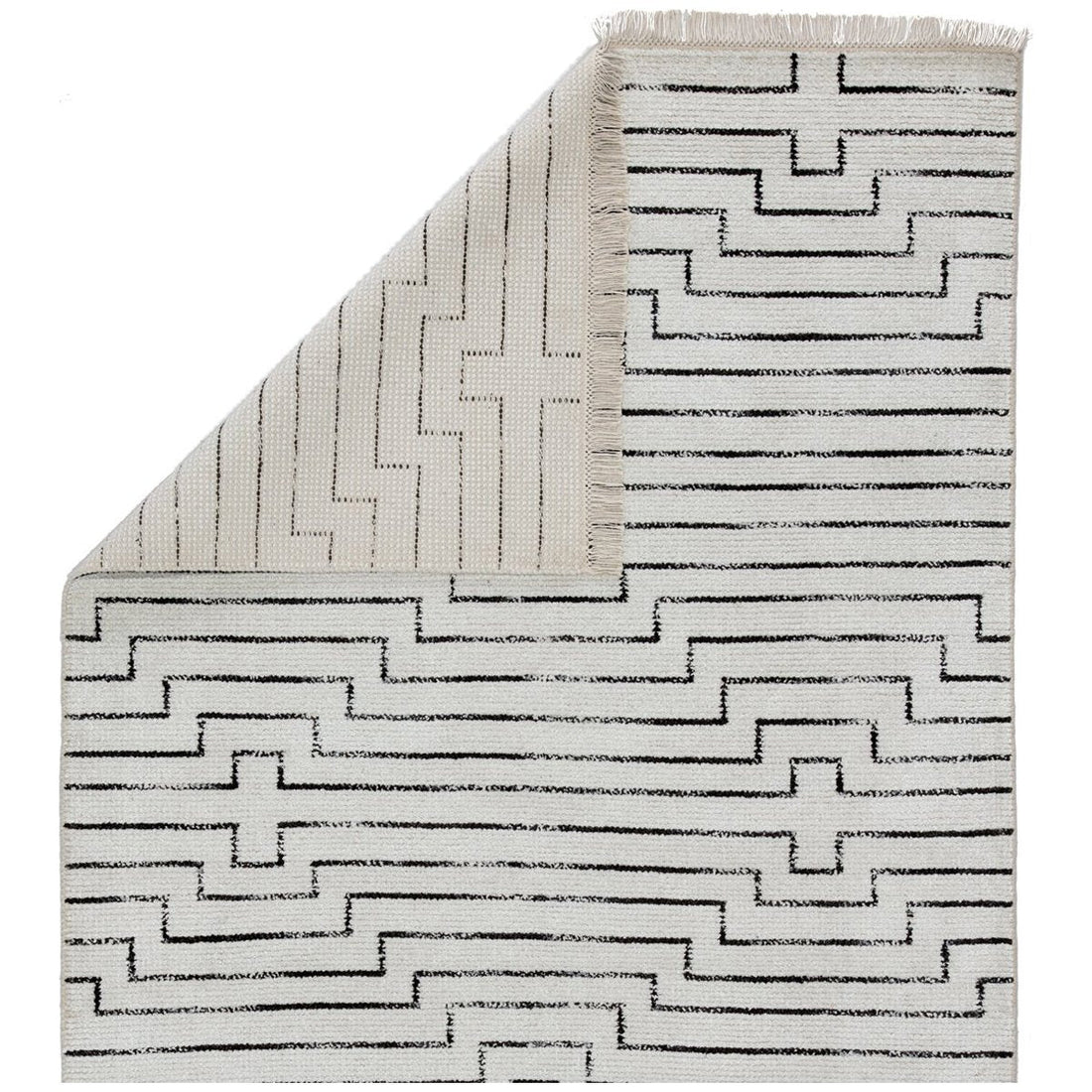 Jaipur Satellite Alloy Geometric Pattern SAT02 Rug