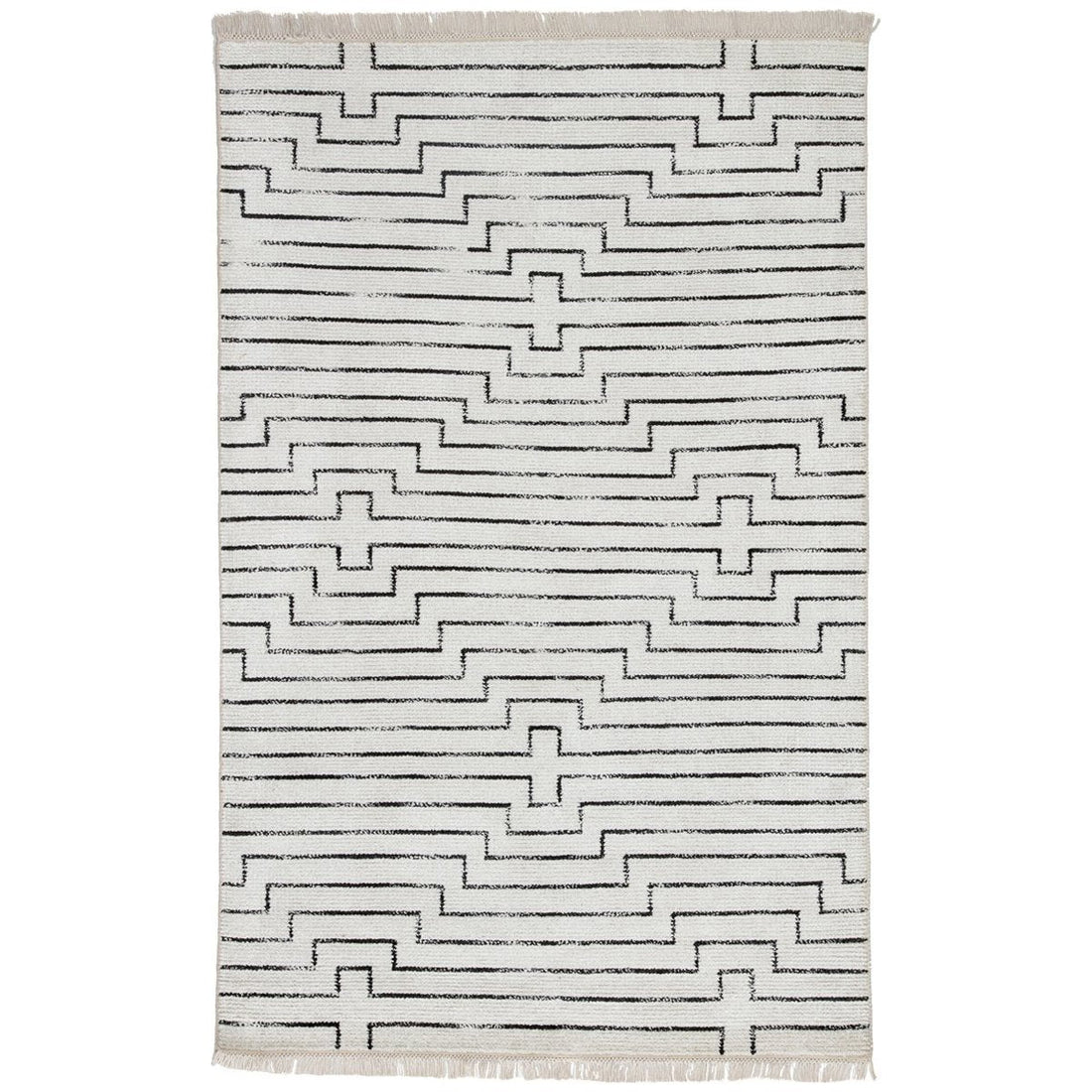 Jaipur Satellite Alloy Geometric Pattern SAT02 Rug