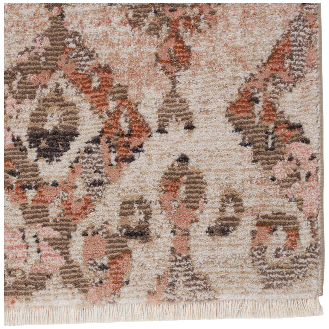 Jaipur Sanaa by Nikki Chu Asani Ikat Tan Light Pink SBC01 Area Rug