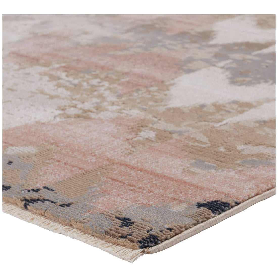 Jaipur Sanaa by Nikki Chu Zevi Chevron Beige Light Pink SBC07 Area Rug