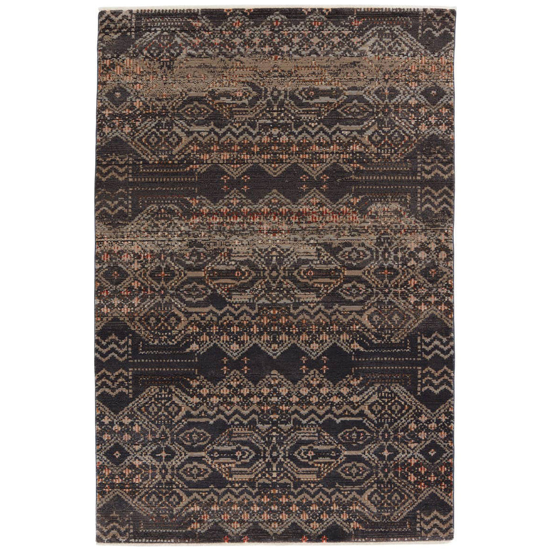 Jaipur Sanaa by Nikki Chu Tamari Tribal Black Light Pink SBC10 Rug