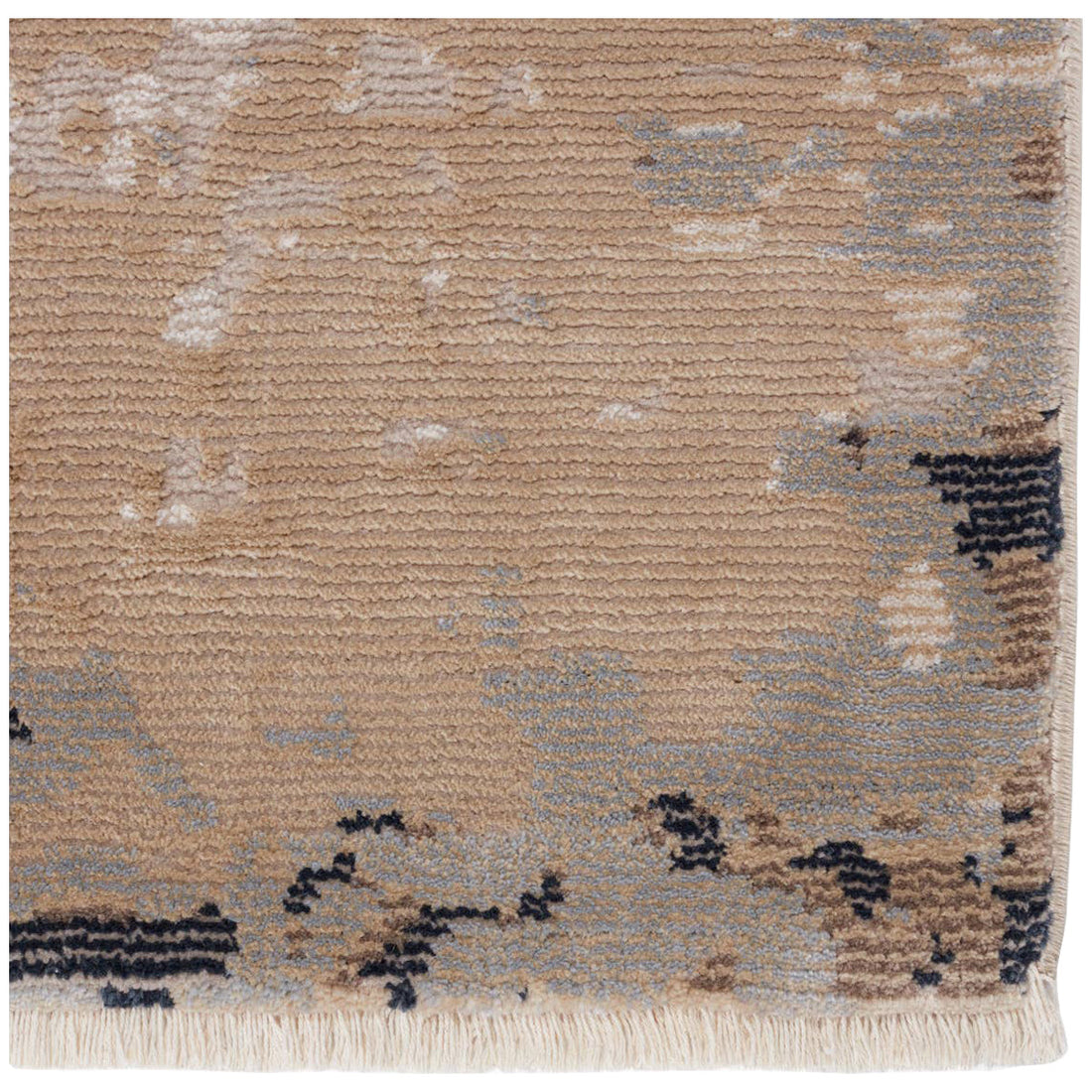 Jaipur Sanaa by Nikki Chu Lehana Abstract Dark Brown Ivory SBC11 Rug