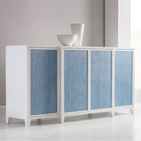 Somerset Bay Home Costa 4-Door Credenza - White Painted