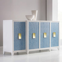 Somerset Bay Home Costa 4-Door Credenza - White Painted