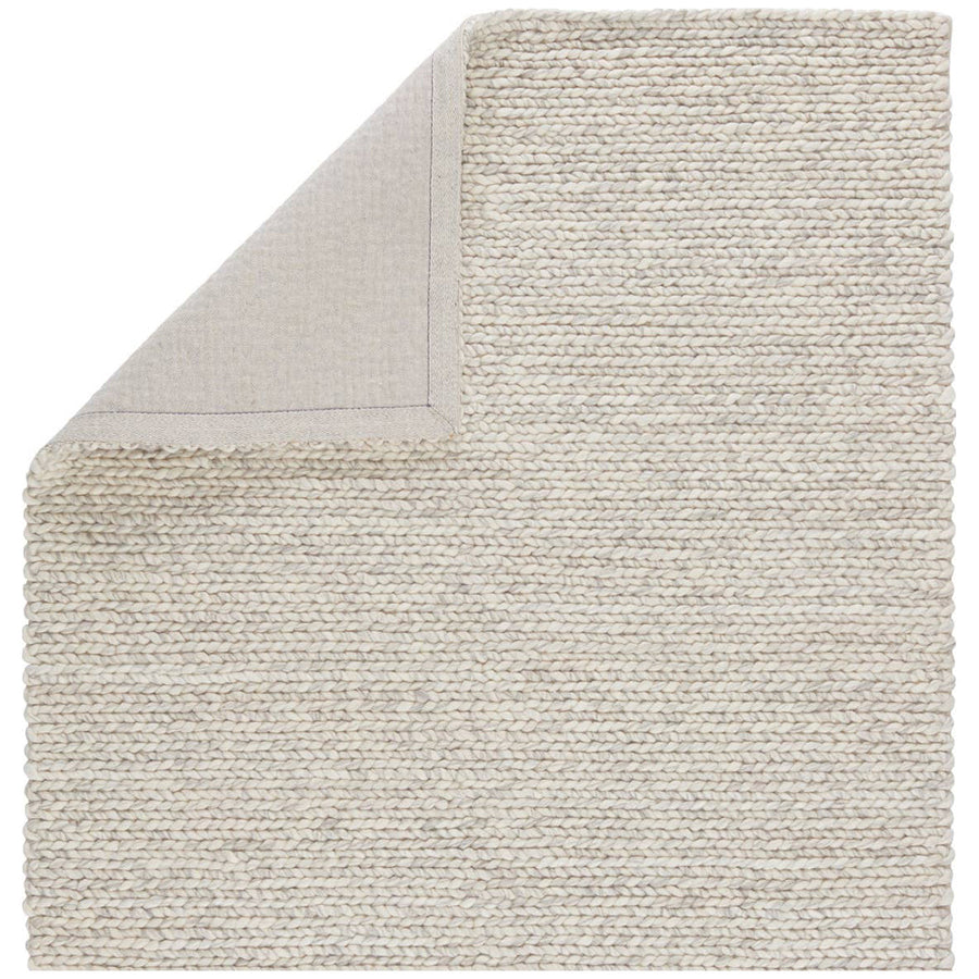 Jaipur Scandinavia Dula Braiden Solid Cream Light Gray SCD06 Area Rug