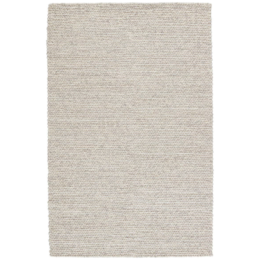 Jaipur Scandinavia Dula Braiden Solid Cream Light Gray SCD06 Area Rug