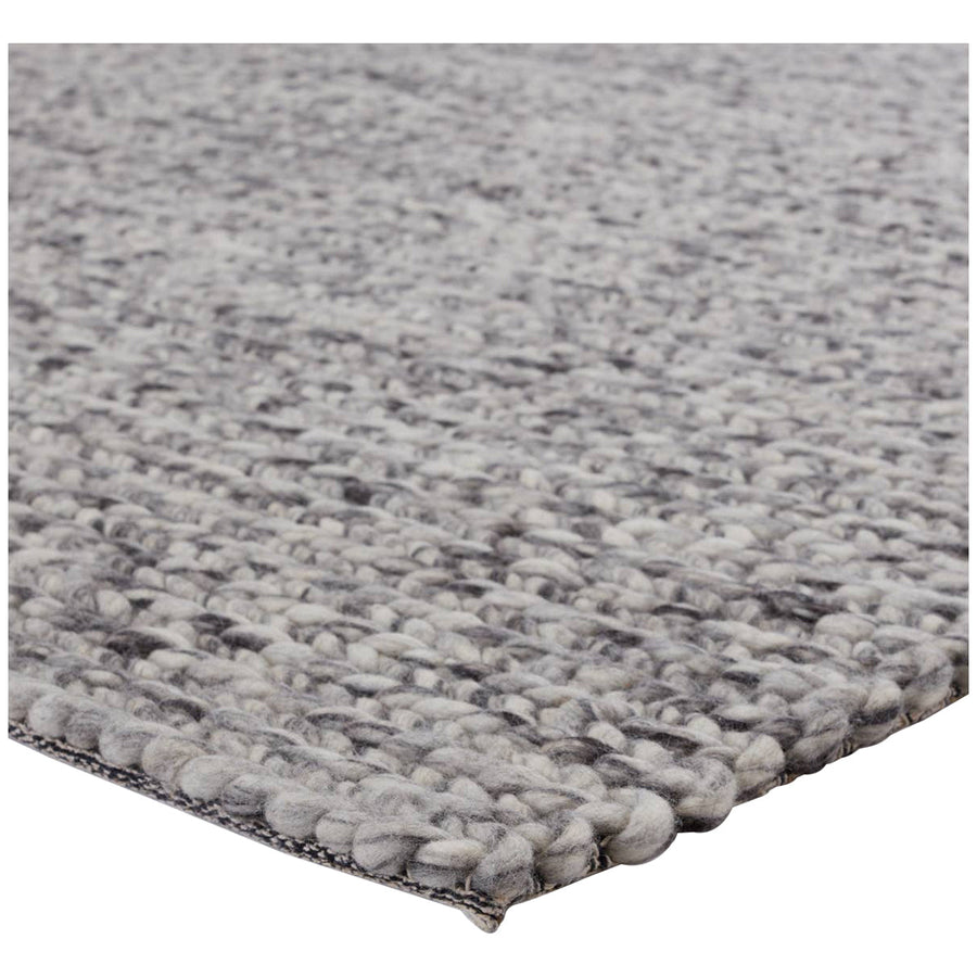 Jaipur Scandinavia Dula Braiden Solid Gray Ivory SCD26 Area Rug