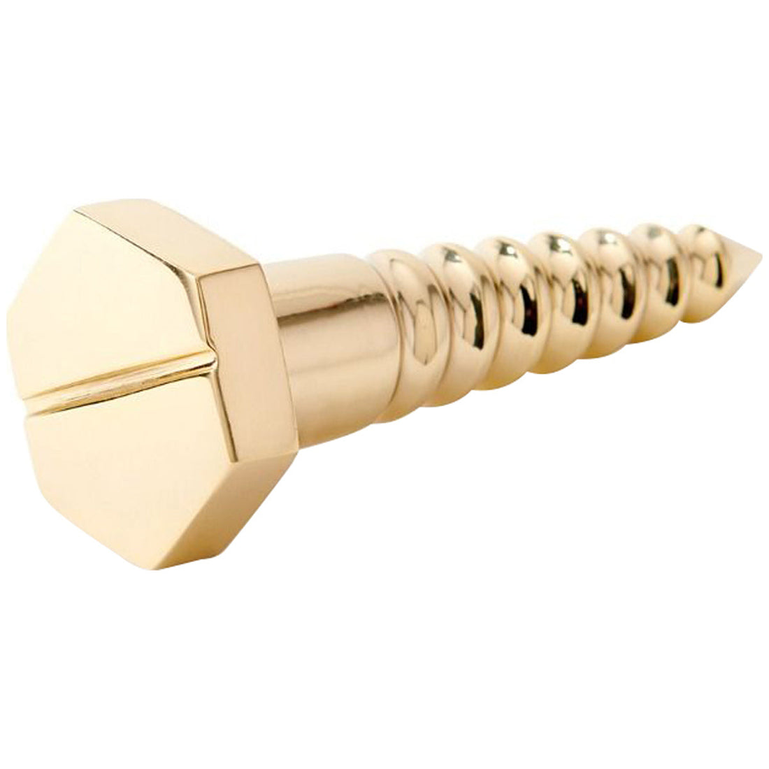 Villa & House Screw Statue, Brass Finish