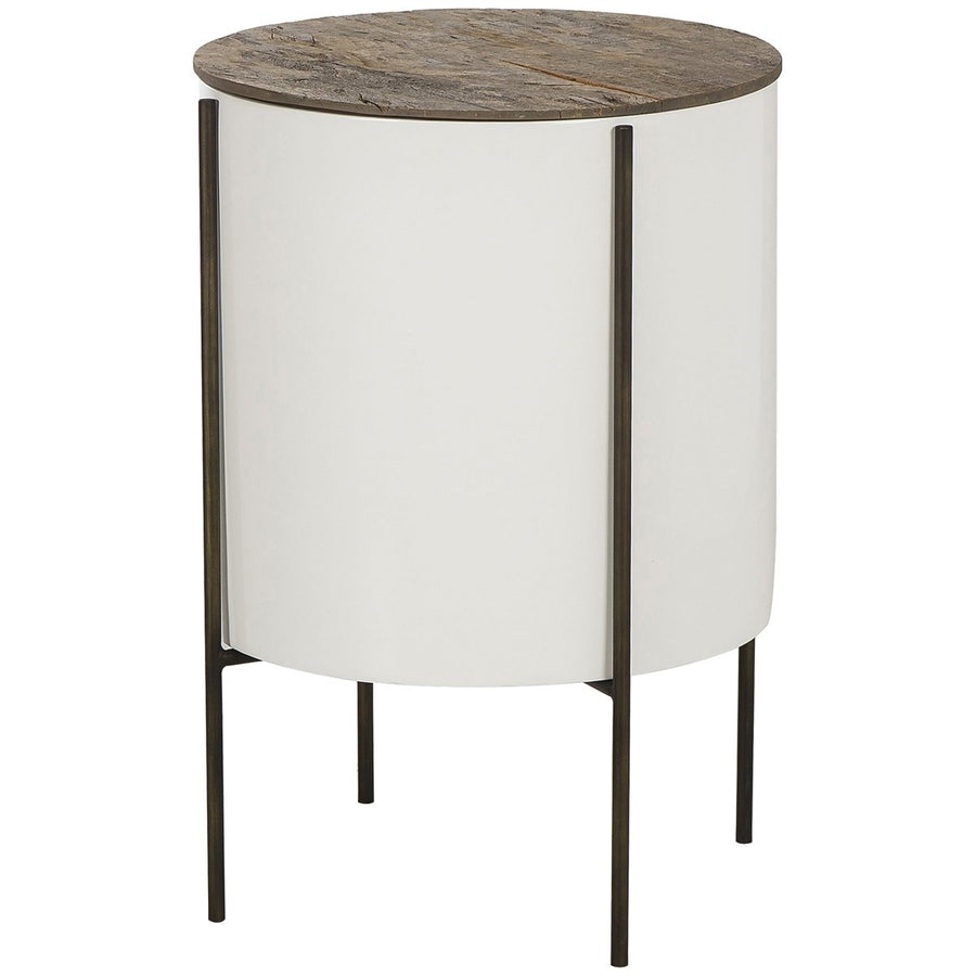 Thomas Bina Danica 17-Inch Tube Side Table - Peroba