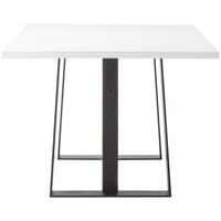 Thomas Bina Jordan Dining Table - White Acrylic