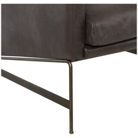 Thomas Bina Vanessa Chair - Destroyed Black Leather