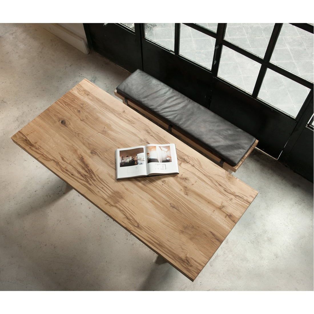 Thomas Bina Emelia Bench - Natural Oak without Seat Pad