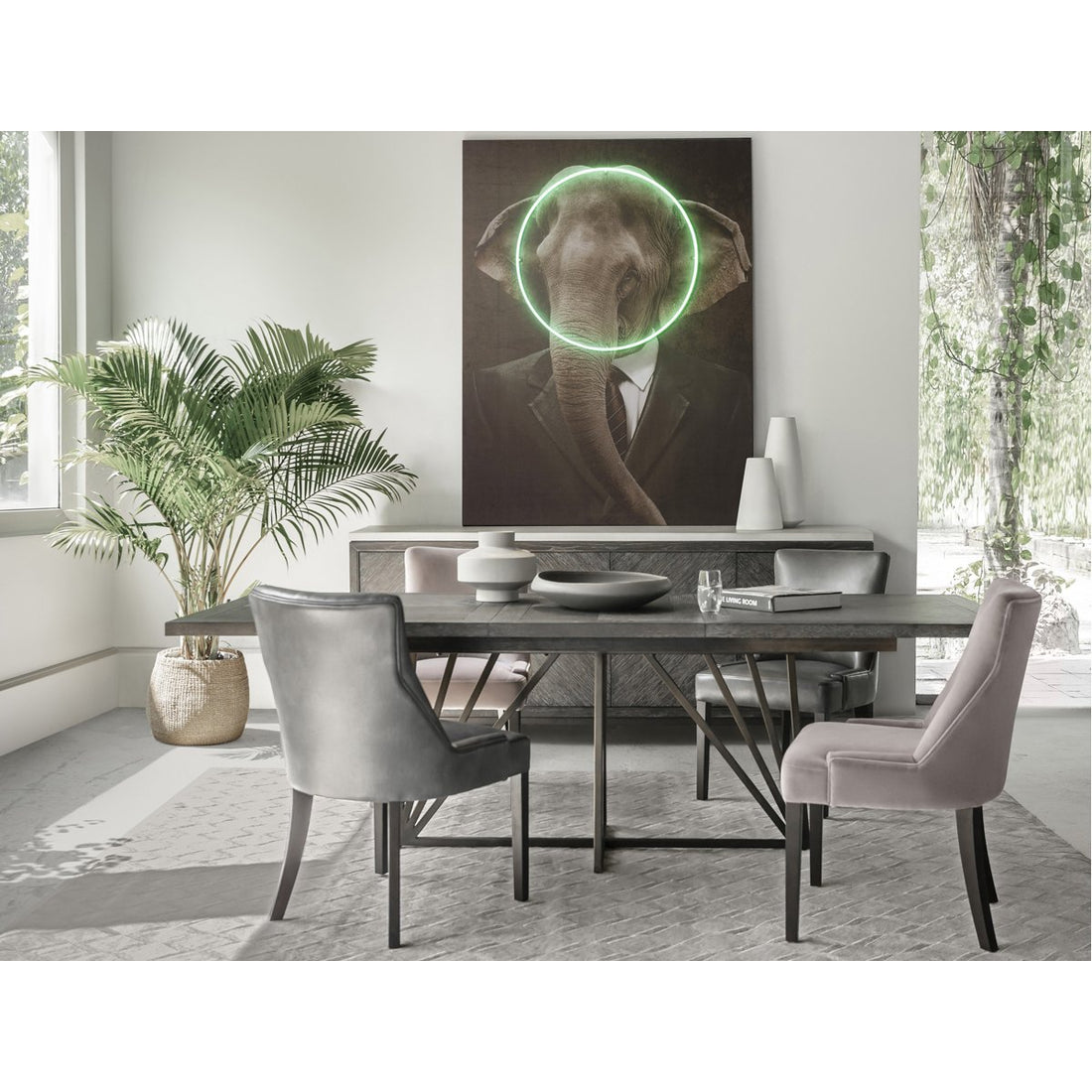 Sonder Living Emerson 88-Inch Dining Table