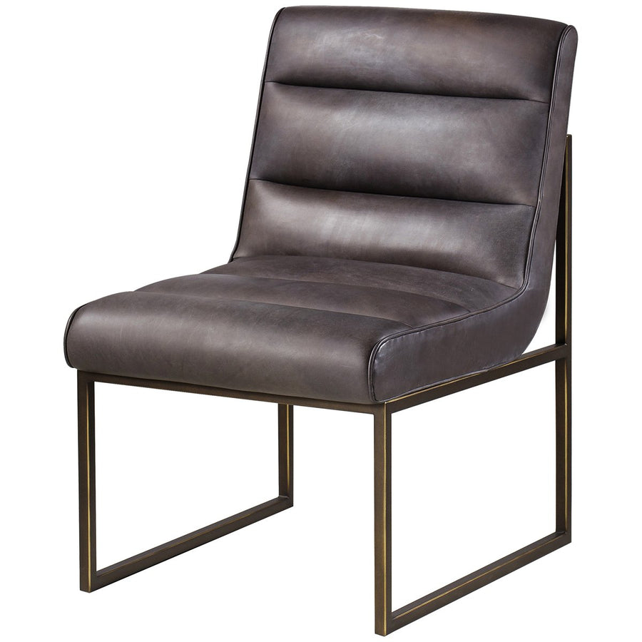 Sonder Living Noah Side Chair - Saddle Brown