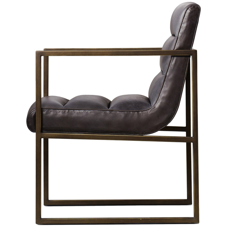 Sonder Living Noah Arm Chair - Saddle Brown