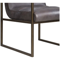 Sonder Living Noah Arm Chair - Saddle Brown