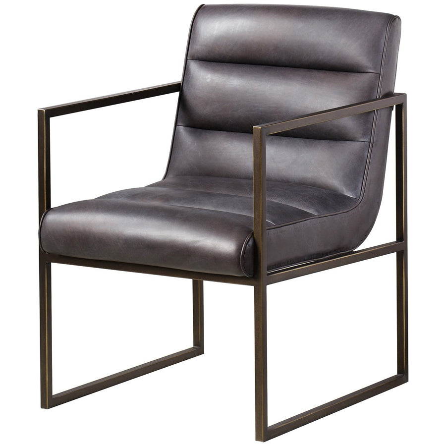 Sonder Living Noah Arm Chair - Saddle Brown