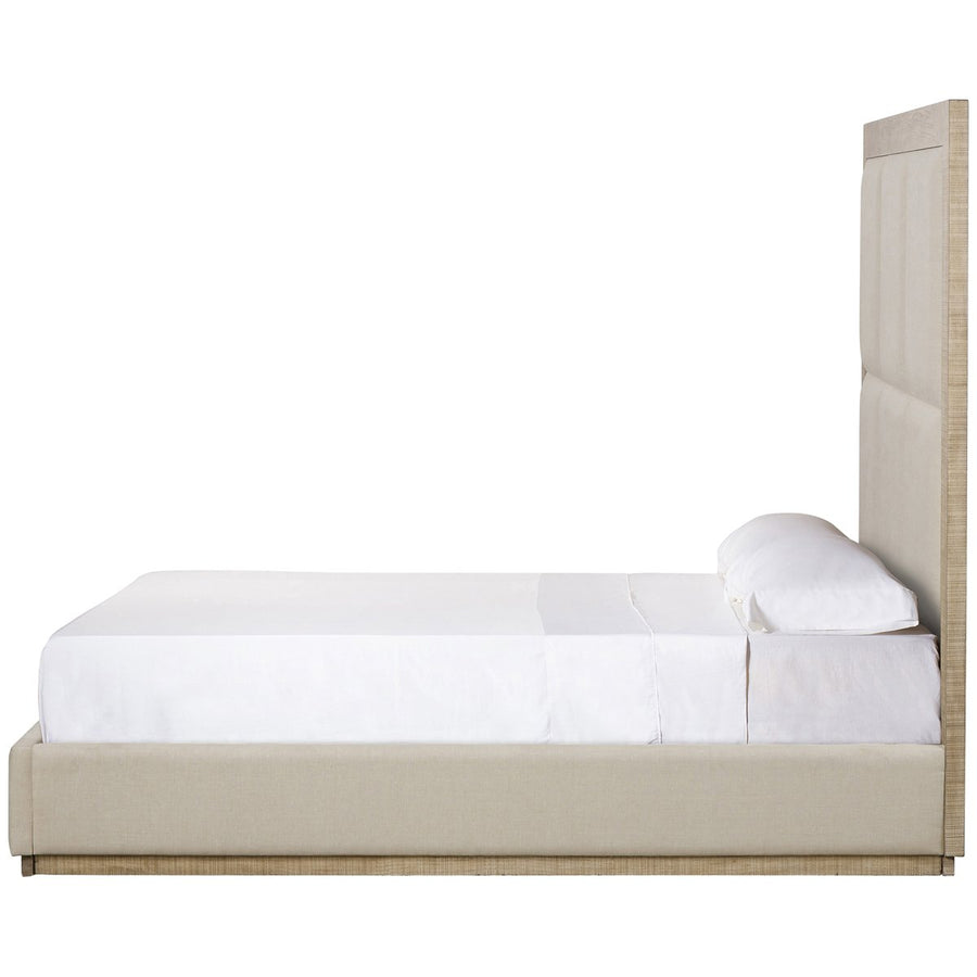 Sonder Living Raffles 6 Panels Bed - Natural, Norman Ivory