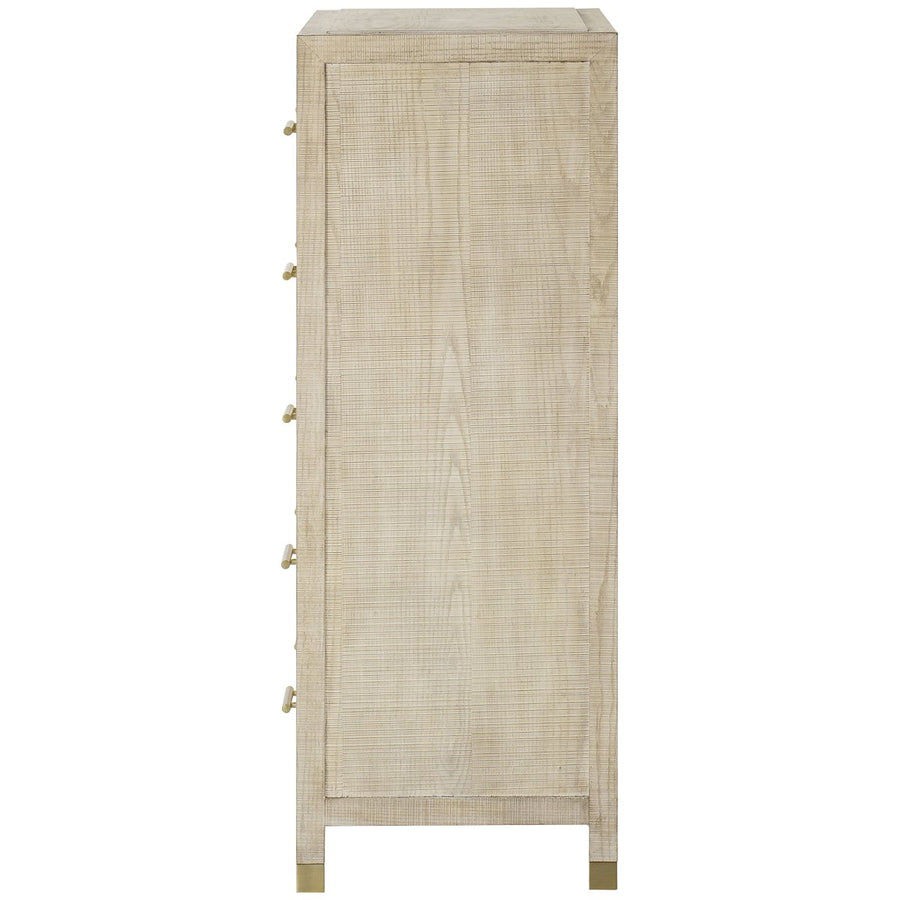 Sonder Living Raffles 5-Drawer Chest - Natural