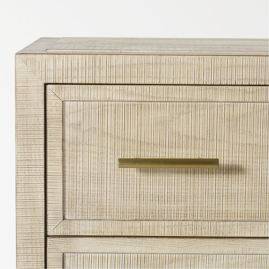 Sonder Living Raffles 5-Drawer Chest - Natural