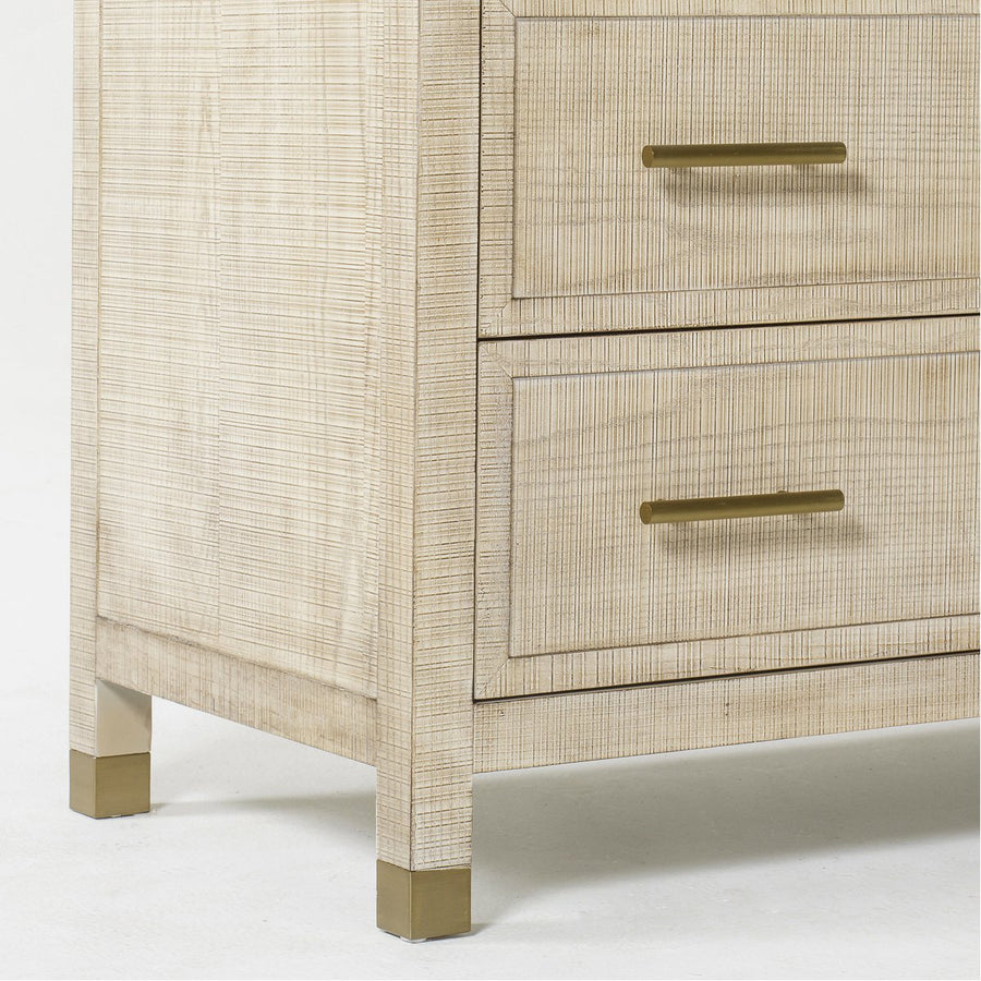 Sonder Living Raffles 5-Drawer Chest - Natural