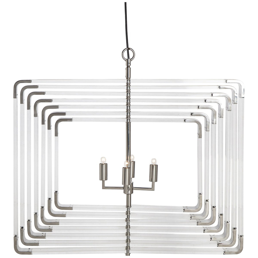 Nellcote Spiral 7-Layer Acrylic Chandelier