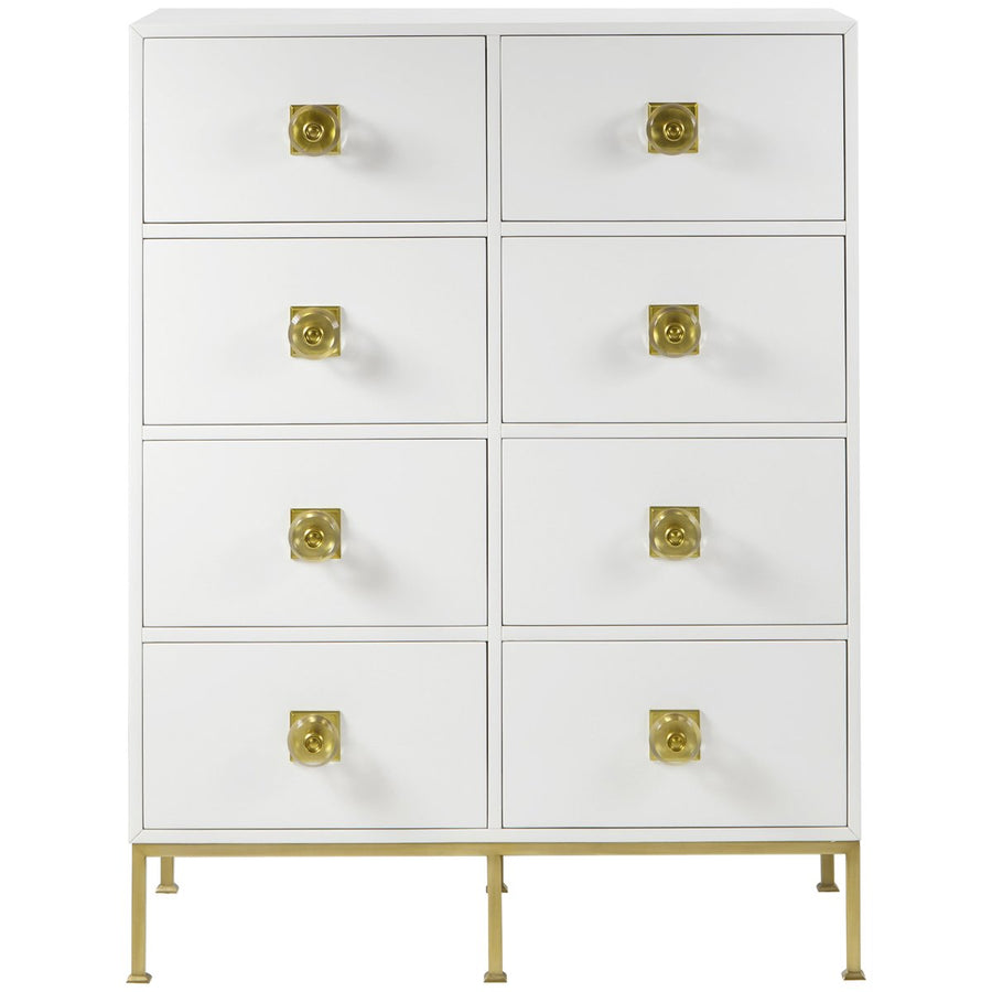 Boyd Formal 8-Drawer Dresser - White Lacquer