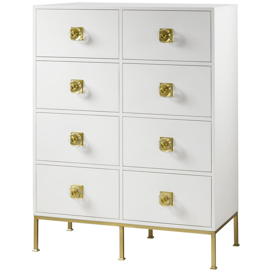 Boyd Formal 8-Drawer Dresser - White Lacquer