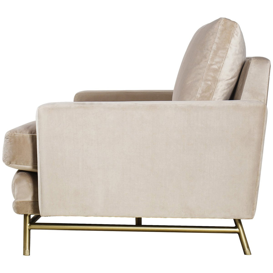 Andrew Martin Jasper Sofa - Harry Velvet Natural