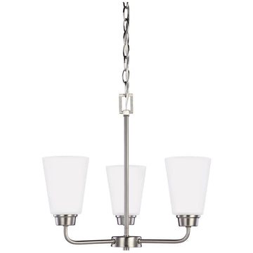 Sea Gull Lighting Kerrville Transitional Three Light Chandelier