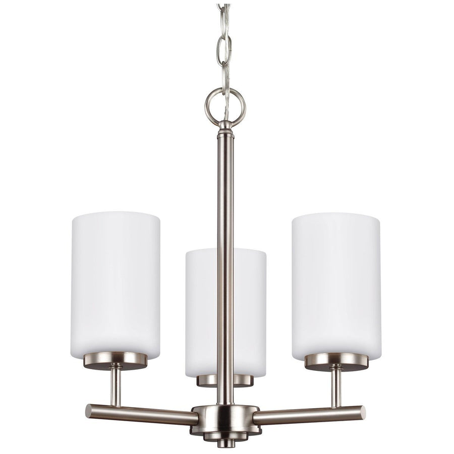 Sea Gull Lighting Oslo Contemporary Three Light Chandelier