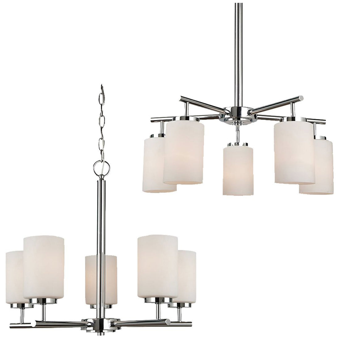 Sea Gull Lighting Oslo Contemporary Five Light Chandelier