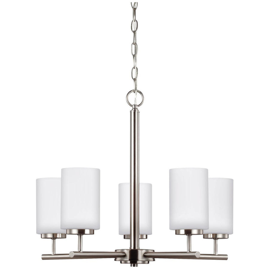 Sea Gull Lighting Oslo Contemporary Five Light Chandelier