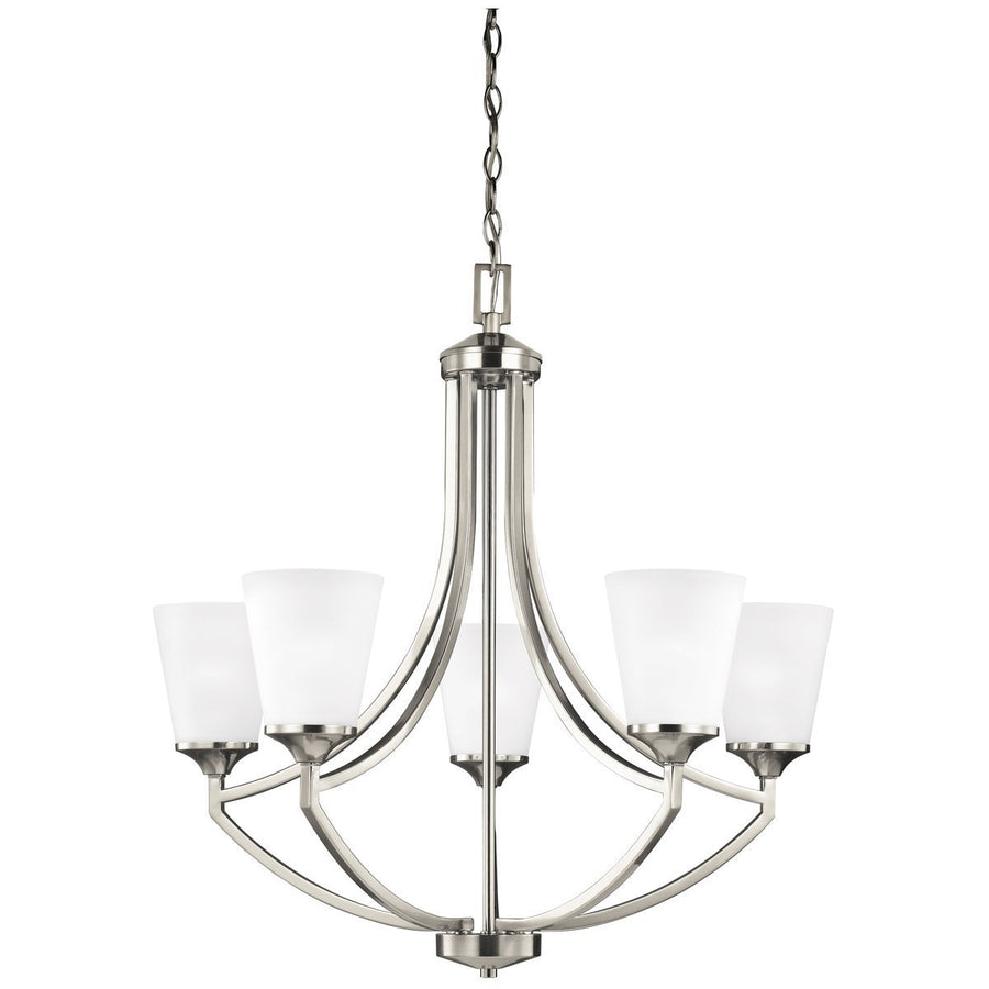 Sea Gull Lighting Hanford Transitional Five Light Chandelier