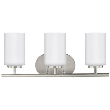 Sea Gull Lighting Oslo Three Light Wall Bath Sconce