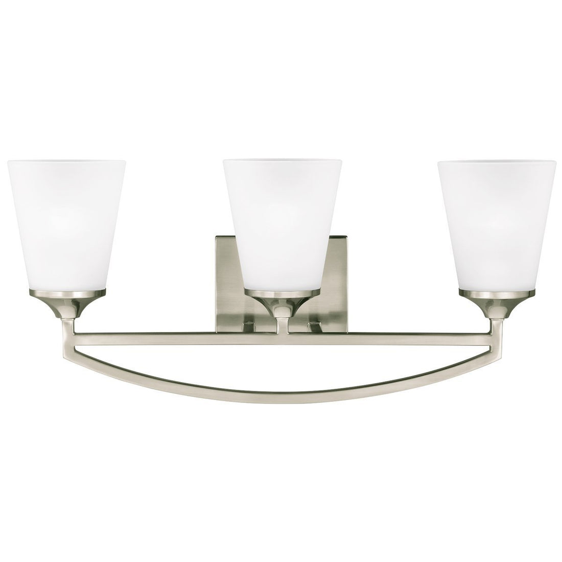 Sea Gull Lighting Hanford Transitional Three Light Wall Bath Sconce