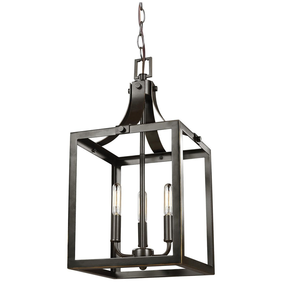 Sea Gull Lighting Labette Small 3 Light Hall Foyer Pendant