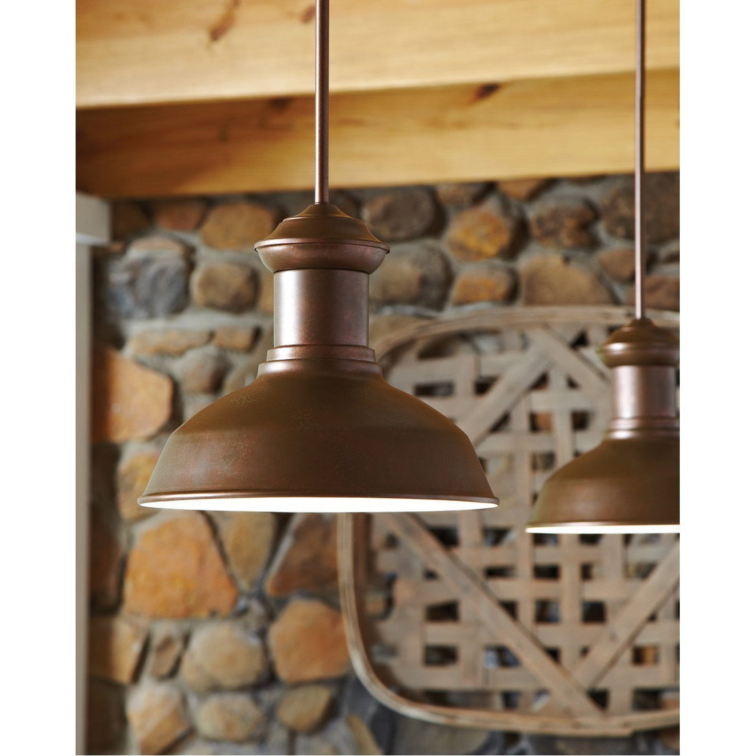 Sea Gull Lighting Fredricksburg One Light Outdoor Pendant