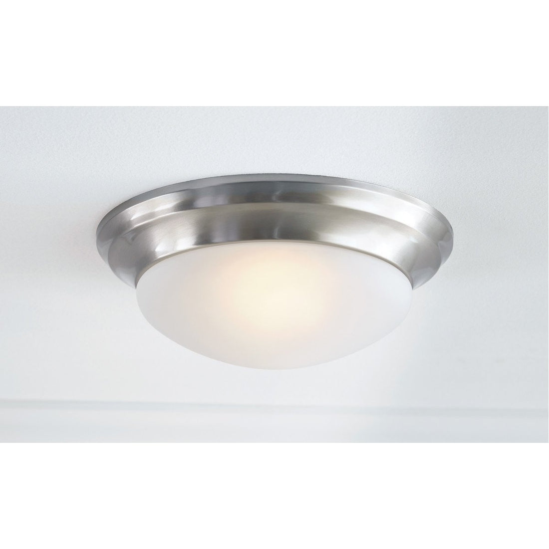 Sea Gull Lighting Nash Steel Three Light Ceiling Flush Mount